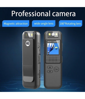 Mini Telecamera Spia Lcd Con Lente Girevole Con Visione Notturna Bodycam Full Hd         
