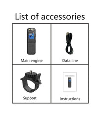 Mini Telecamera Spia Lcd Con Lente Girevole Con Visione Notturna Bodycam Full Hd         