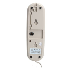 Mini Telefono Fisso Con Filo Linea Fissa Classico Da Parete Ufficio Famiglia         