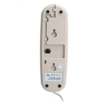 Mini Telefono Fisso Con Filo Linea Fissa Classico Da Parete Ufficio Famiglia         