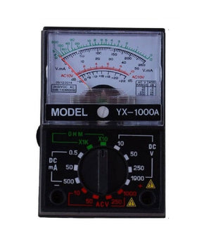 Mini Tester Analogico Multimetro Portatile Con Puntali Misuratore Di Tensione         