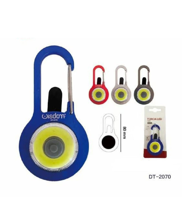 Mini Torcia A Led Cob In Alluminio Tascabile Portatile In Vari Colori Dt-2070         