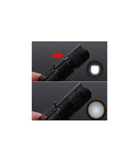 Mini Torcia A Luce Bianca 500 W 800 Lumes Ricaricabile Resistente Con Gancio         