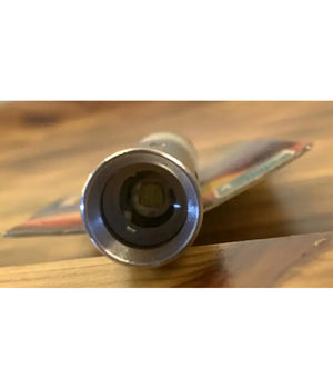 Mini Torcia Con Zoom A Led Tx-9636 A Batterie Compatta Con Custodia In Metallo         