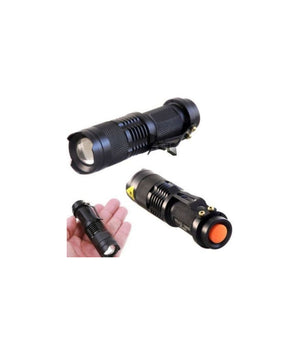 Mini Torcia Lampada Impermeabile Led Cree Luce Bianca Ricaricabile Zoom 5000 Lm         
