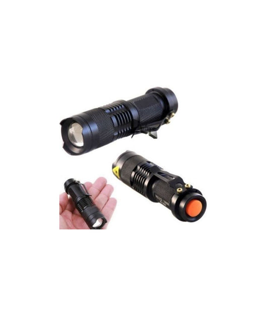 Mini Torcia Lampada Impermeabile Led Cree Luce Bianca Ricaricabile Zoom 5000 Lm         