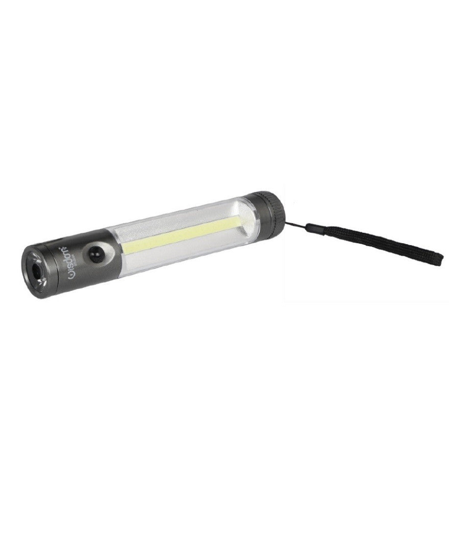 Mini Torcia Led Cob Da Lavoro Doppia Emissione Luce Tascabile Escursioni Dt-2033         