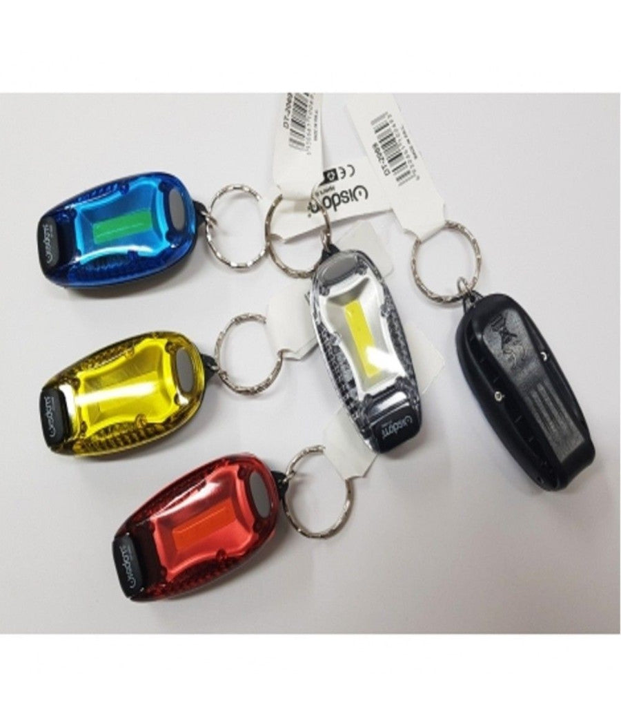 Mini Torcia Led Portachiavi Light Flashlight Tascabile Clip Cintura Gadget         