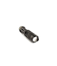 Mini Torcia Luce Bianca Led 3 W Lumen Ricaricabile Resistente Gancio Segnalatore         