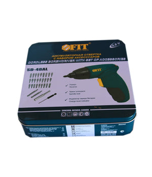 Mini Trapano Avvitatore Con 33 Pezzi Cordeless 4.8volt Ricaricabile Punte Fit         