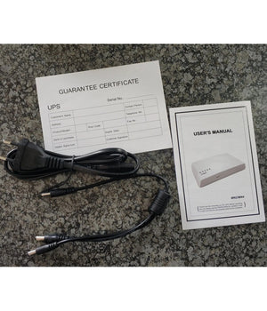 Mini Ups Alimentatore Portatile Batteria Ricaricabile Q-a212 17 W Backup Router         