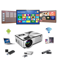 Mini Video Proiettore Led Full Ultra Hd Home Cinema Wifi Android 11.0 Ab-r36         