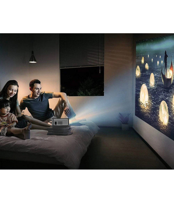 Mini Video Proiettore Led Full Ultra Hd Home Cinema Wifi Android 11.0 Ab-r36         