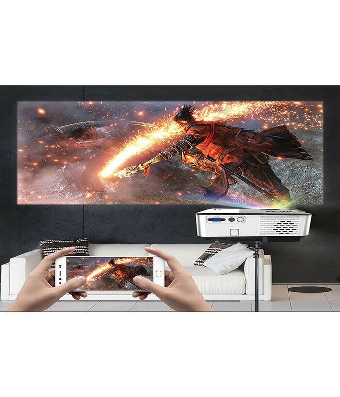 Mini Video Proiettore Led Full Ultra Hd Home Cinema Wifi Android 11.0 Ab-r36         