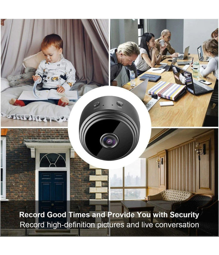 Mini Webcam Telecamera Multiuso Indoor Ip Ricaricabile Hd Smart Life Wifi Q-hq36         