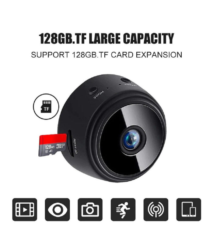 Mini Webcam Telecamera Multiuso Indoor Ip Ricaricabile Hd Smart Life Wifi Q-hq36         