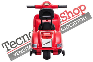 Moto Scooter Elettrico per Bambini Piaggio Mini Vespa PX Small  6V-Rosso