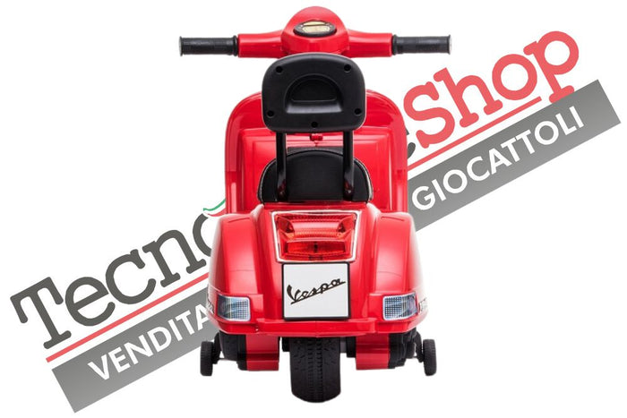 Moto Scooter Elettrico per Bambini Piaggio Mini Vespa PX Small  6V-Rosso