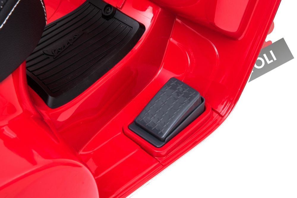 Moto Scooter Elettrico per Bambini Piaggio Mini Vespa PX Small  6V-Rosso