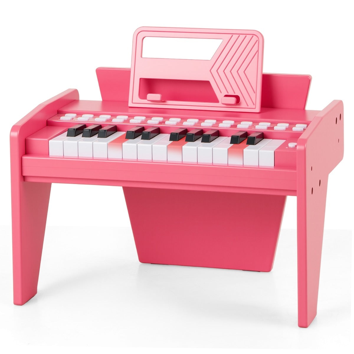 Mini tastiera digitale giocattolo con velocit¨¤ e volume regolabili, Mini tastiera pianoforte per bambini a 25 tasti Rosa-Tastiere elettriche
