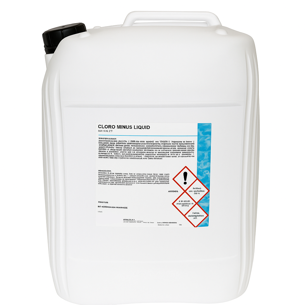 Abbattitore Cloro Liquido Minus Piscina Tanica Bianca 10 Kg PIS15261