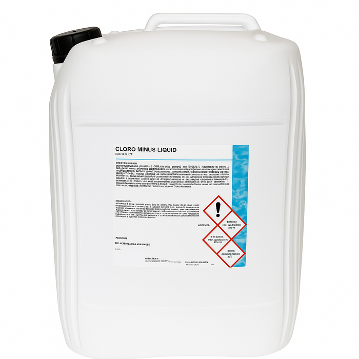 Abbattitore Cloro Liquido Minus Piscina Tanica Bianca 10 Kg PIS15261