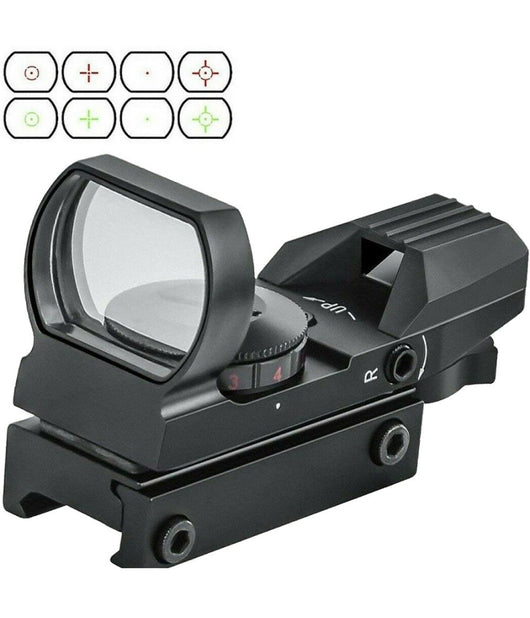 Mirino Olografico Di Precisione Per Fucile Ottica Con Reticolo Rosso E Verde         