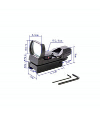 Mirino Olografico Di Precisione Per Fucile Ottica Con Reticolo Rosso E Verde         