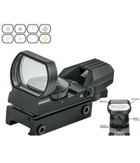 Mirino Olografico Di Precisione Per Fucile Ottica Con Reticolo Rosso E Verde         