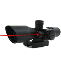 Mirino Ottico Di Precisione Con Reticolo Illuminato 2.5-10x40 Puntatore Laser         