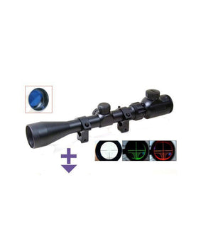 Mirino Ottico Di Precisione Per Fucile Carabina Con Reticolo Illuminato 3-9x40e         