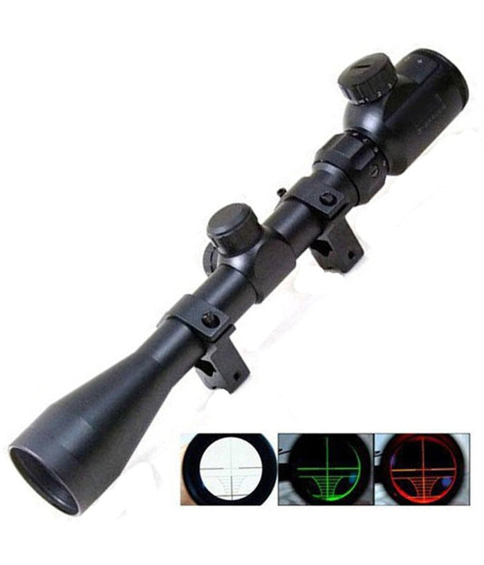 Mirino Ottico Di Precisione Per Fucile Carabina Con Reticolo Illuminato 3-9x40e         