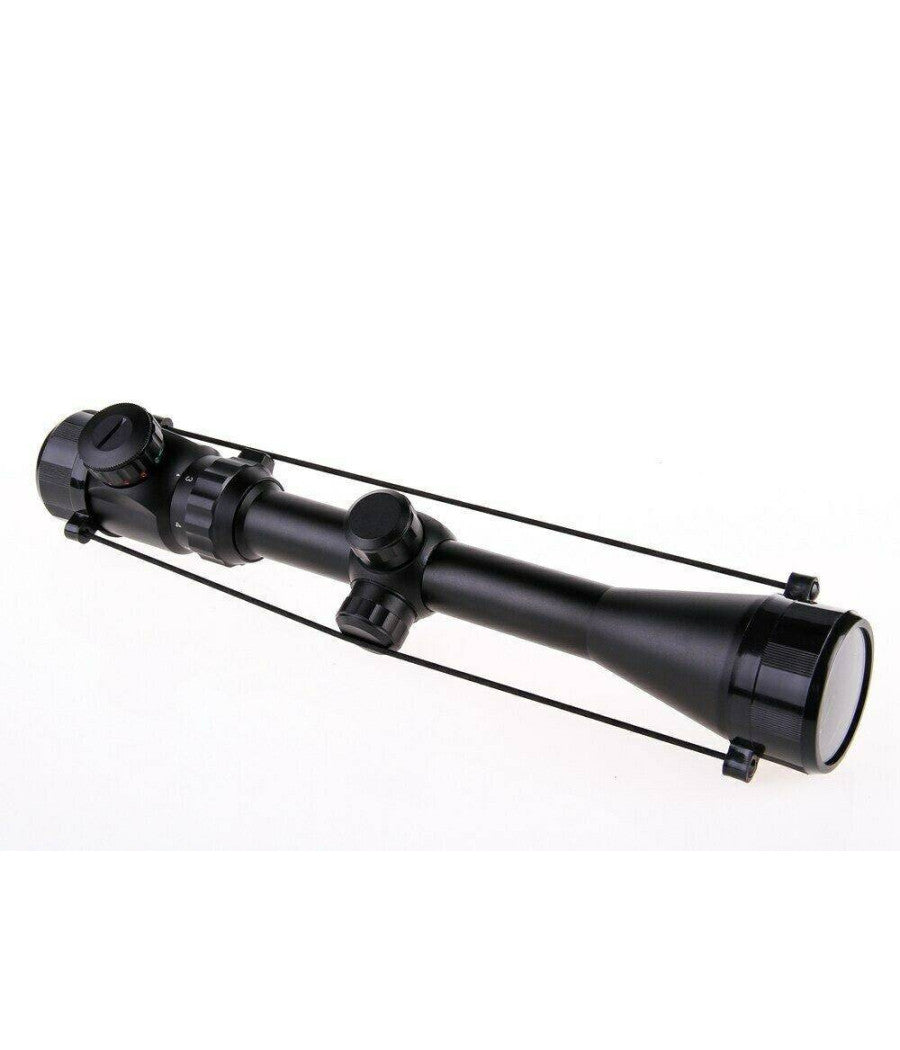 Mirino Ottico Di Precisione Per Fucile Carabina Con Reticolo Illuminato 3-9x40eg         