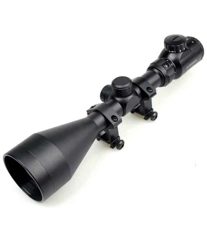 Mirino Ottico Di Precisione Per Fucile Carabina Con Reticolo Illuminato 3-9x56eg         