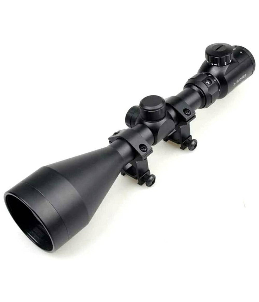 Mirino Ottico Di Precisione Per Fucile Carabina Con Reticolo Illuminato 3-9x56eg         