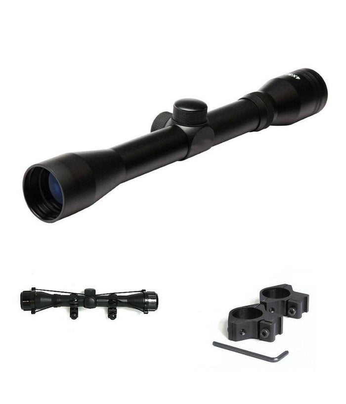 Mirino Ottico Di Precisione Per Fucile Carabina Reticolo A Croce Softair 4x32         