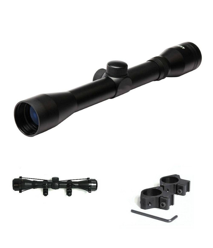 Mirino Ottico Di Precisione Per Fucile Carabina Reticolo A Croce Softair 4x32         