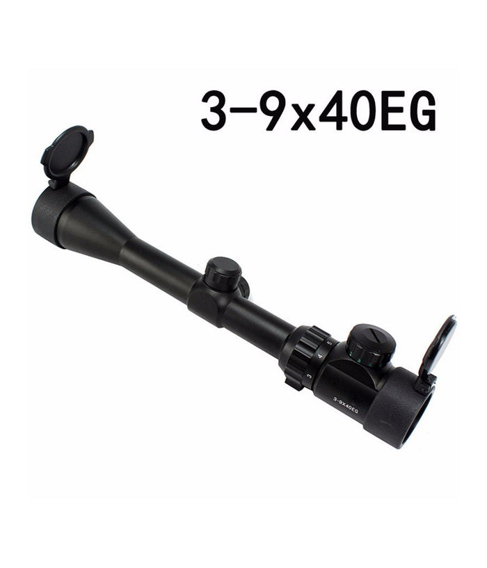 Mirino Ottico Di Precisione Per Fucile Per Carabina Reticolo Illuminato 3-9x40eg         