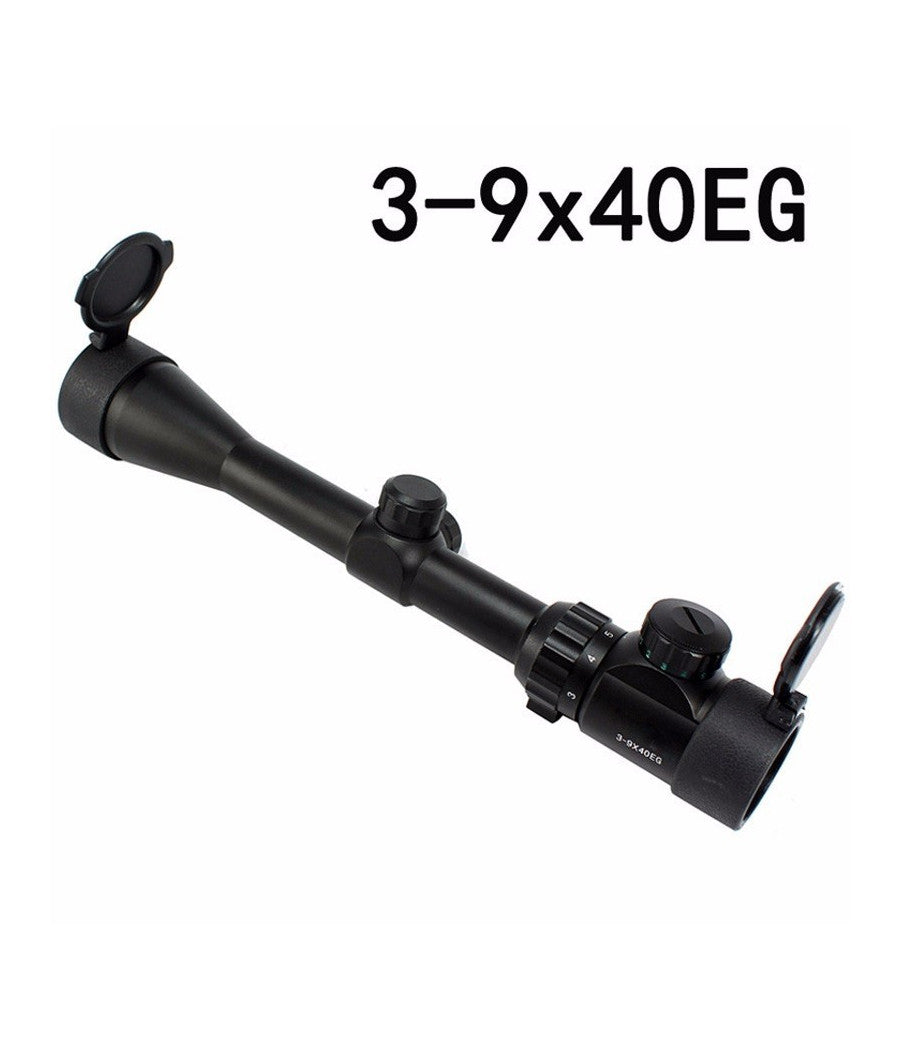 Mirino Ottico Di Precisione Per Fucile Per Carabina Reticolo Illuminato 3-9x40eg         