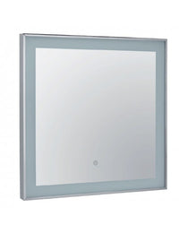 Specchio quadrato 60x60 cm con luce LED e sensore touch