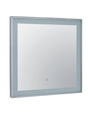 Specchio quadrato 60x60 cm con luce LED e sensore touch