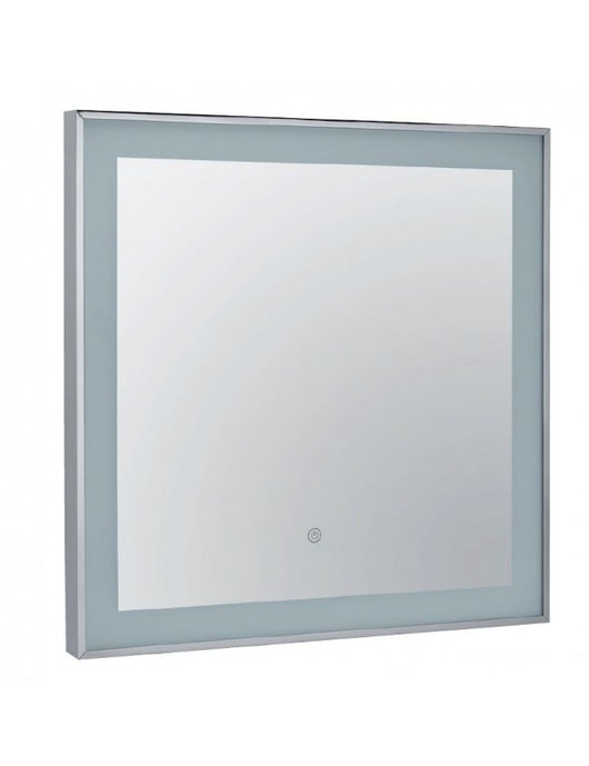 Specchio quadrato 60x60 cm con luce LED e sensore touch