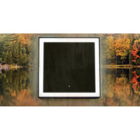 Specchio quadrato 60x60 cm con luce LED e sensore touch