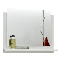 Specchio da bagno per la collezione OWL/RAVEN/BIRD, colore bianco