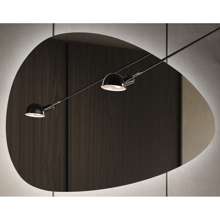 Specchio design retroilluminato, 67x100 cm, collezione KUBRICK