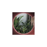 Specchio design retroilluminato, 74x74 cm, collezione BURA