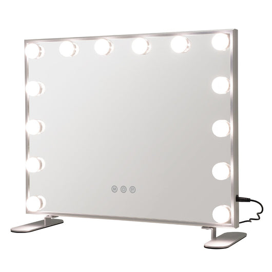 Specchio per il trucco Hollywood con 14 lampadine LED illuminazione touch luminosità regolabile bianco freddo/caldo/neutro 20_0006304