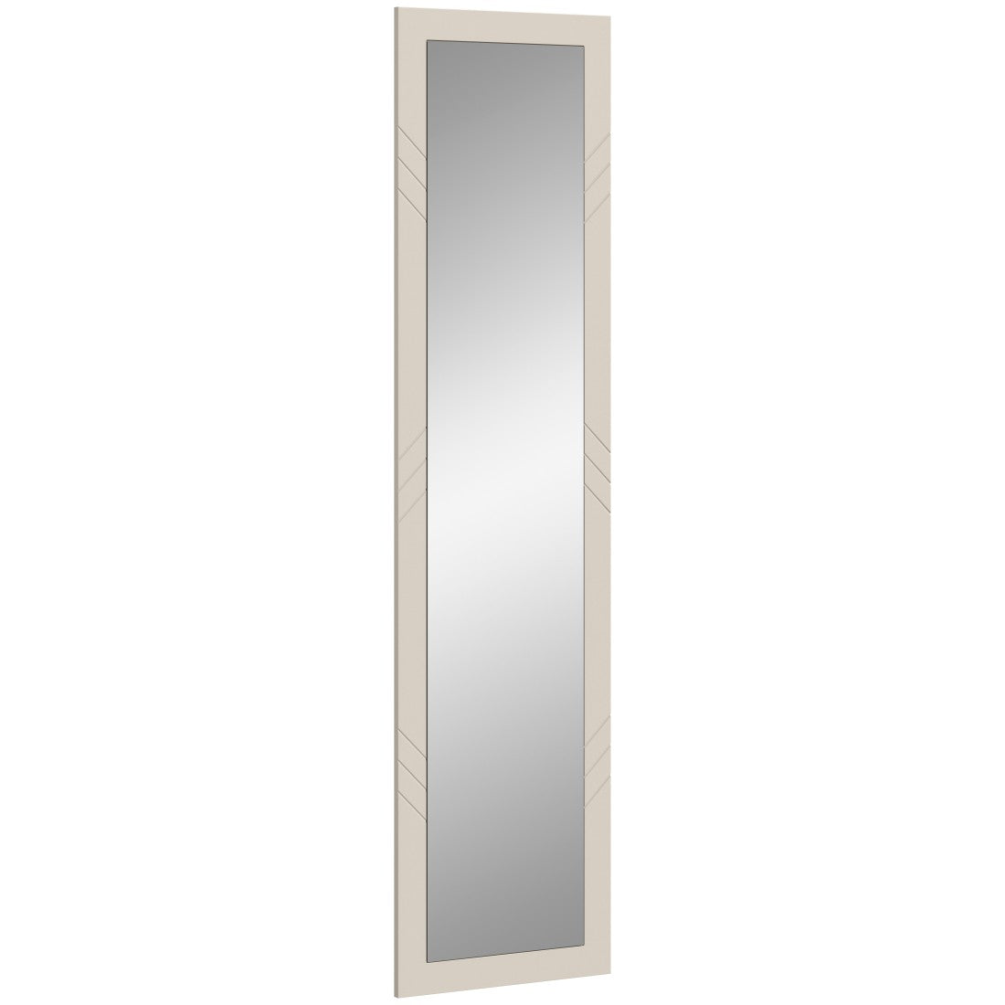 Specchio LUNA – Beige opaco – Rettangolare 45x180 cm