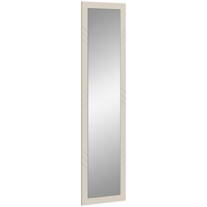 Specchio LUNA – Beige opaco – Rettangolare 45x180 cm