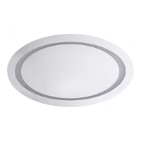 Specchio ovale 80x50 cm con luce LED e sensore di movimento